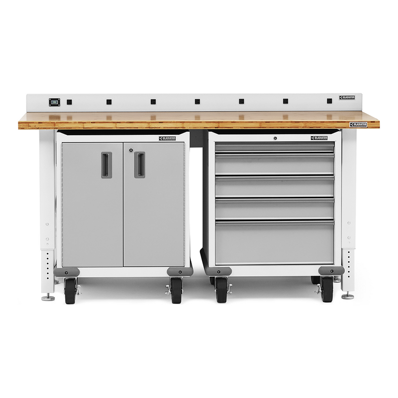Gladiator Premier 4-Piece Garage Cabinet System (Gray Slate)