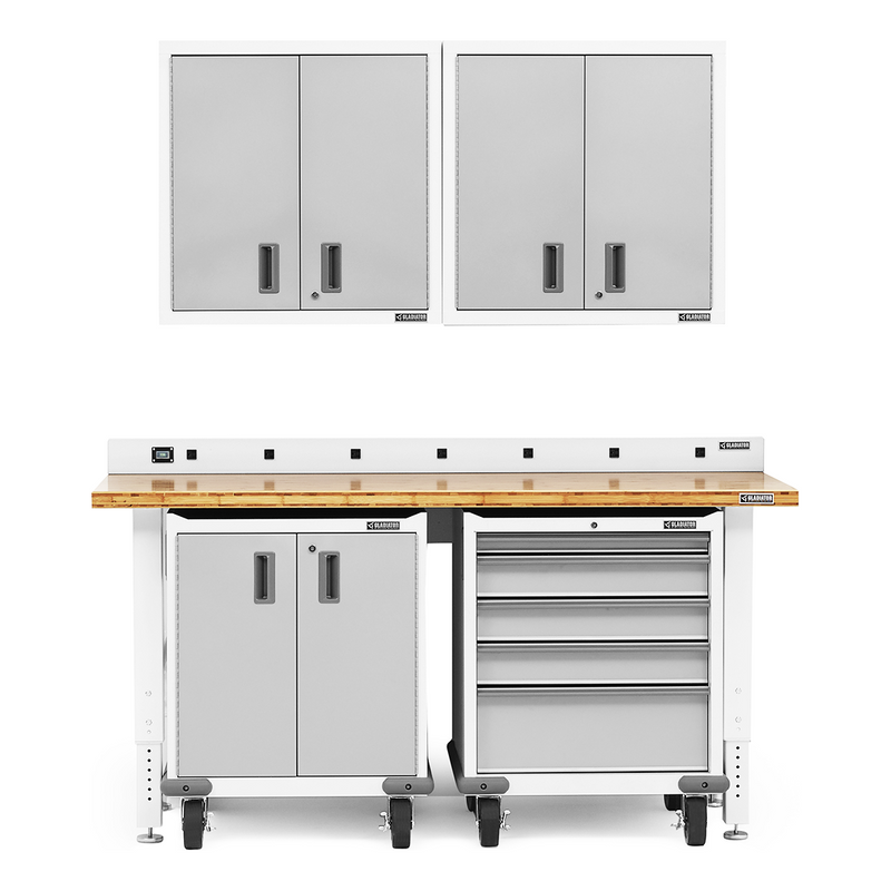 Gladiator Premier 6-Piece Garage Cabinet System (Gray Slate)