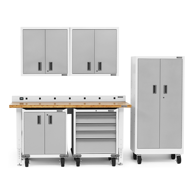 Gladiator Premier 7-Piece Garage Cabinet System (Gray Slate)