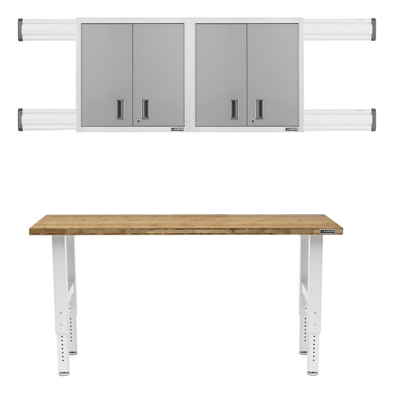 Gladiator Premier 8-Piece Garage Cabinet System (Gray Slate)