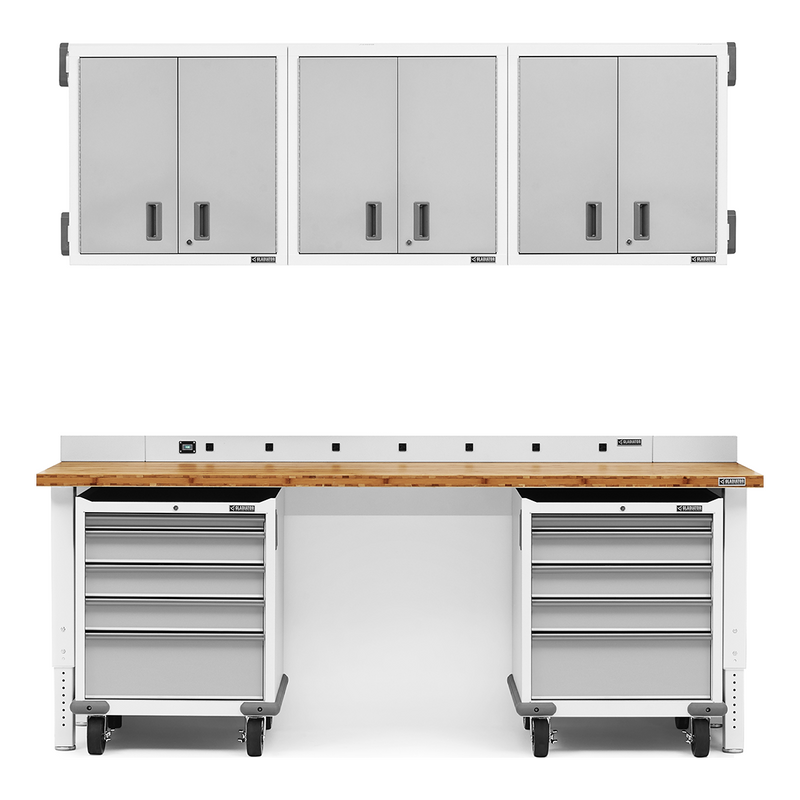 Gladiator Premier 12-Piece Garage Cabinet Set (Gray Slate)