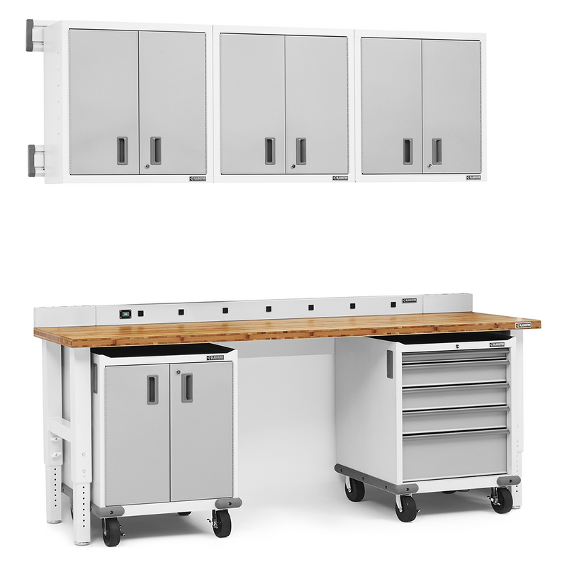 Gladiator Premier 12-Piece Garage Cabinet System (Gray Slate)