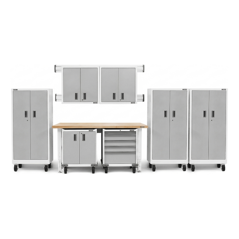 Gladiator Premier 13-Piece Garage Cabinet Setup (Gray Slate)