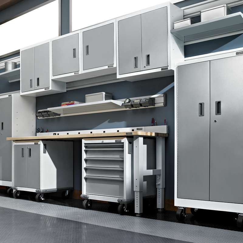 Gladiator Premier 14-Piece Garage Cabinet Setup (Gray Slate)