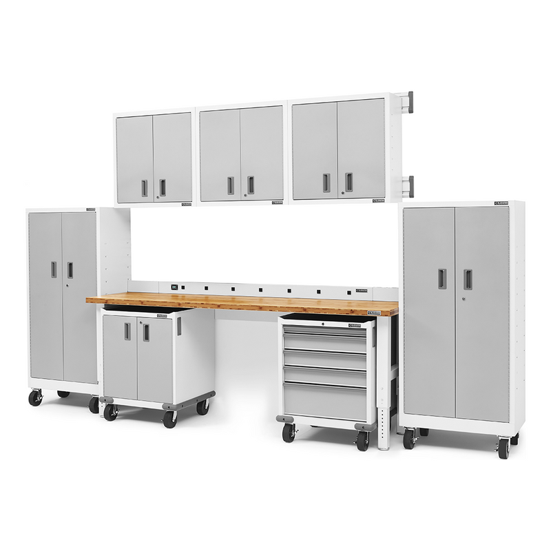 Gladiator Premier 14-Piece Garage Cabinet System (Gray Slate)
