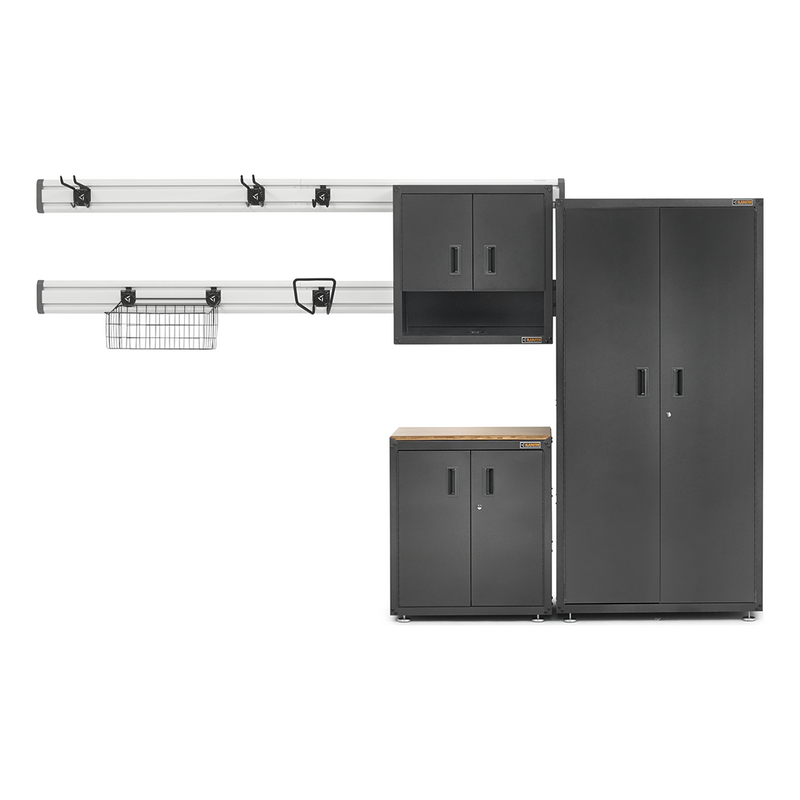 Gladiator Ready-to-Assemble 9-Piece Garage Cabinet System (Hammered Granite)