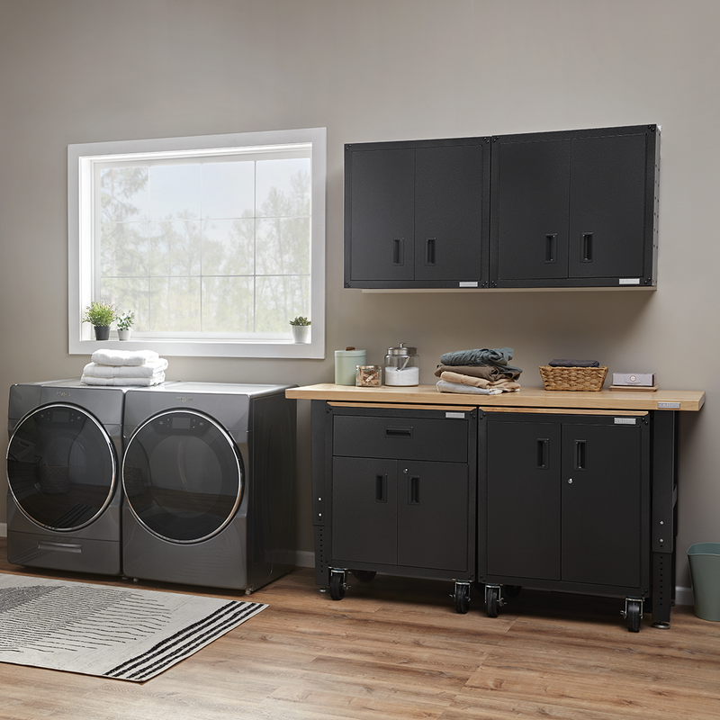 Gladiator Ready-to-Assemble 9-Piece Garage Cabinet System (Hammered Granite)