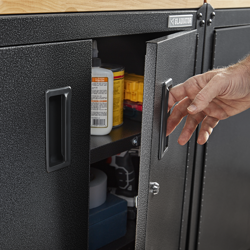 Gladiator Ready-to-Assemble 9-Piece Garage Cabinet System (Hammered Granite)