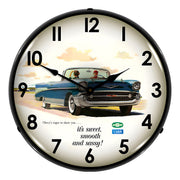 Collectable Sign and Clock 1957 Bel Air Convertible Backlit Wall Clock
