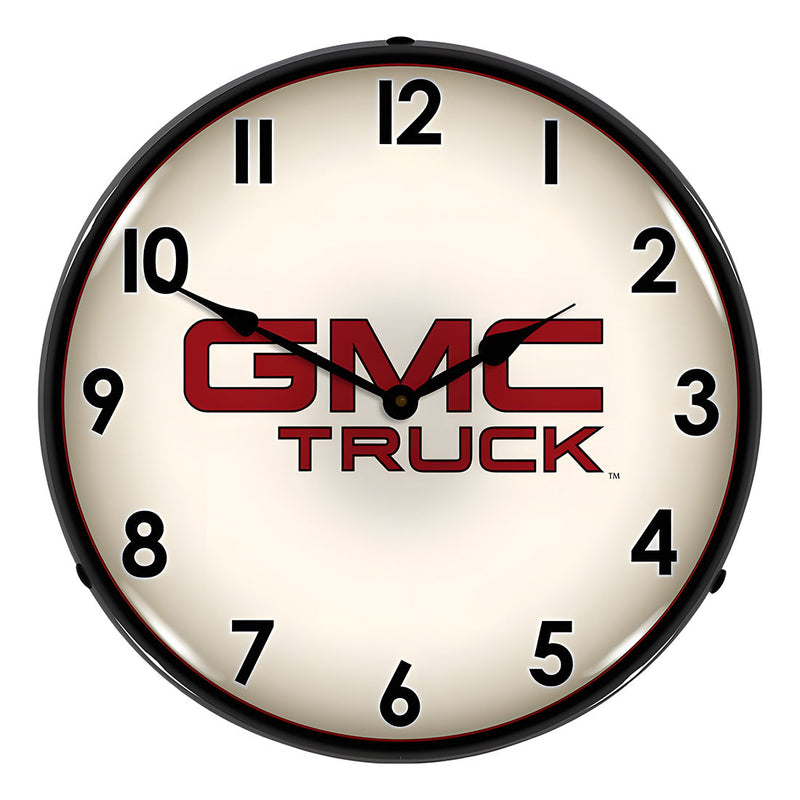 Collectable Sign and Clock GMC Truck Backlit Wall Clock