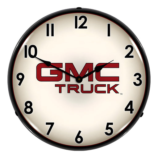 Collectable Sign and Clock GMC Truck Backlit Wall Clock