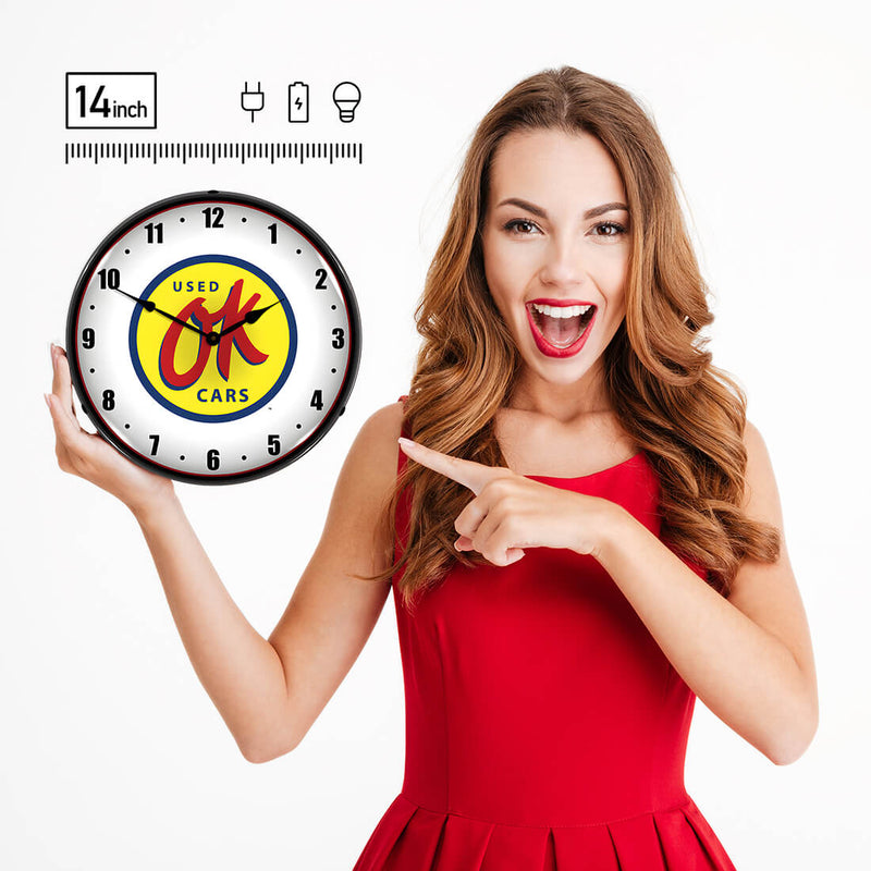 Collectable Sign and Clock Wall Clock