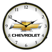 Collectable Sign and Clock Chevrolet Bowtie Backlit Wall Clock