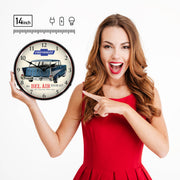 Collectable Sign and Clock Wall Clock