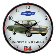 Collectable Sign and Clock 1964 Chevy II Nova Backlit Wall Clock