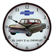Collectable Sign and Clock 1965 Chevy II Nova Backlit Wall Clock