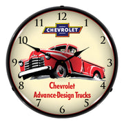Collectable Sign and Clock 1953 Chevrolet Truck Backlit Wall Clock