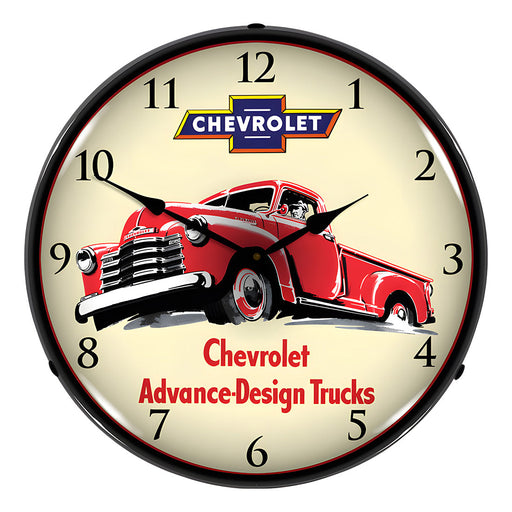 Collectable Sign and Clock 1953 Chevrolet Truck Backlit Wall Clock