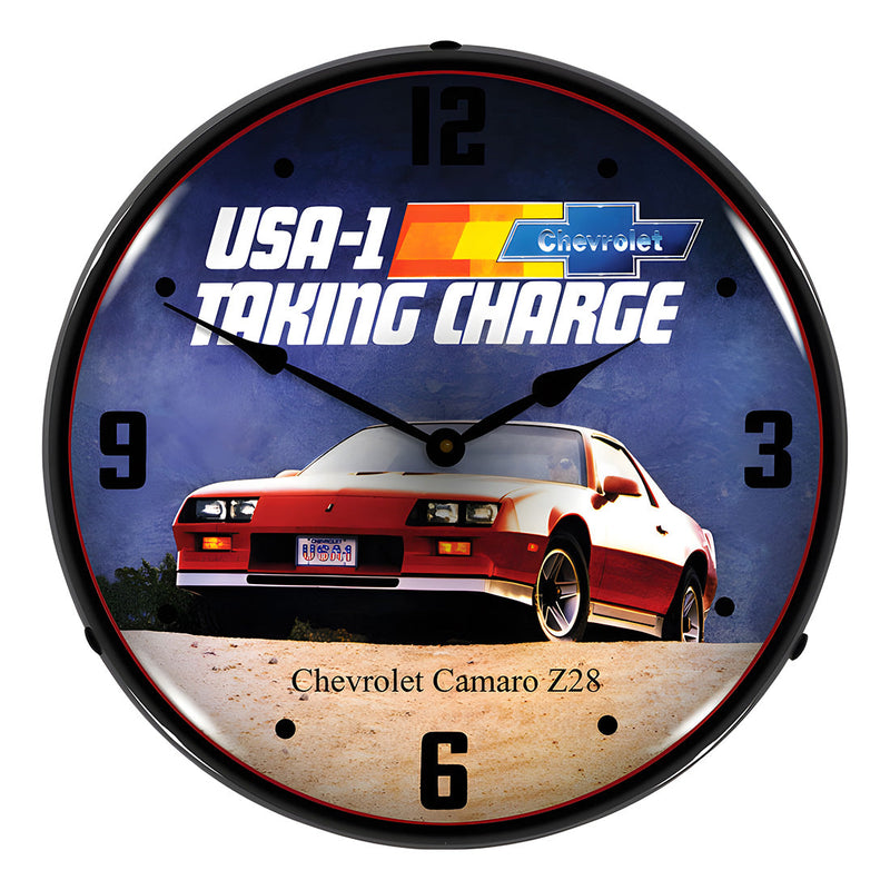 Collectable Sign and Clock 1983 Camaro Z28 Backlit Wall Clock