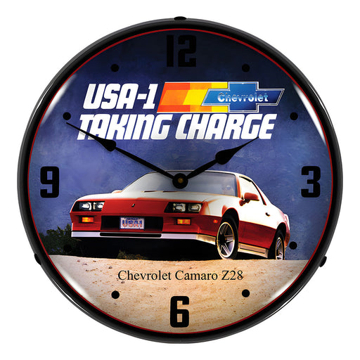 Collectable Sign and Clock 1983 Camaro Z28 Backlit Wall Clock