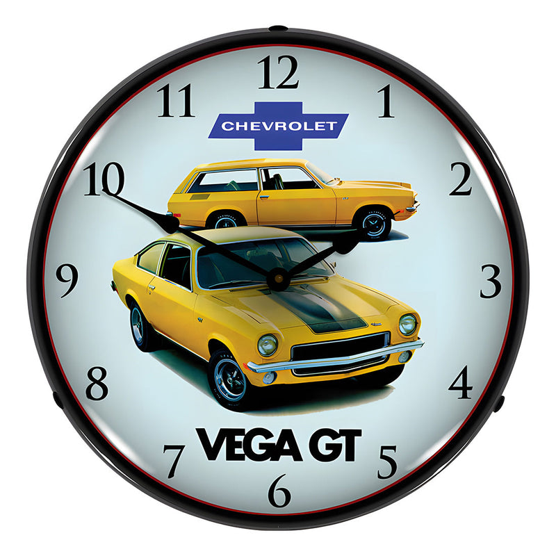 Collectable Sign and Clock 1971 Chevrolet Vega GT Backlit Wall Clock