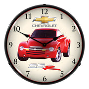 Collectable Sign and Clock Chevrolet SSR Backlit Wall Clock