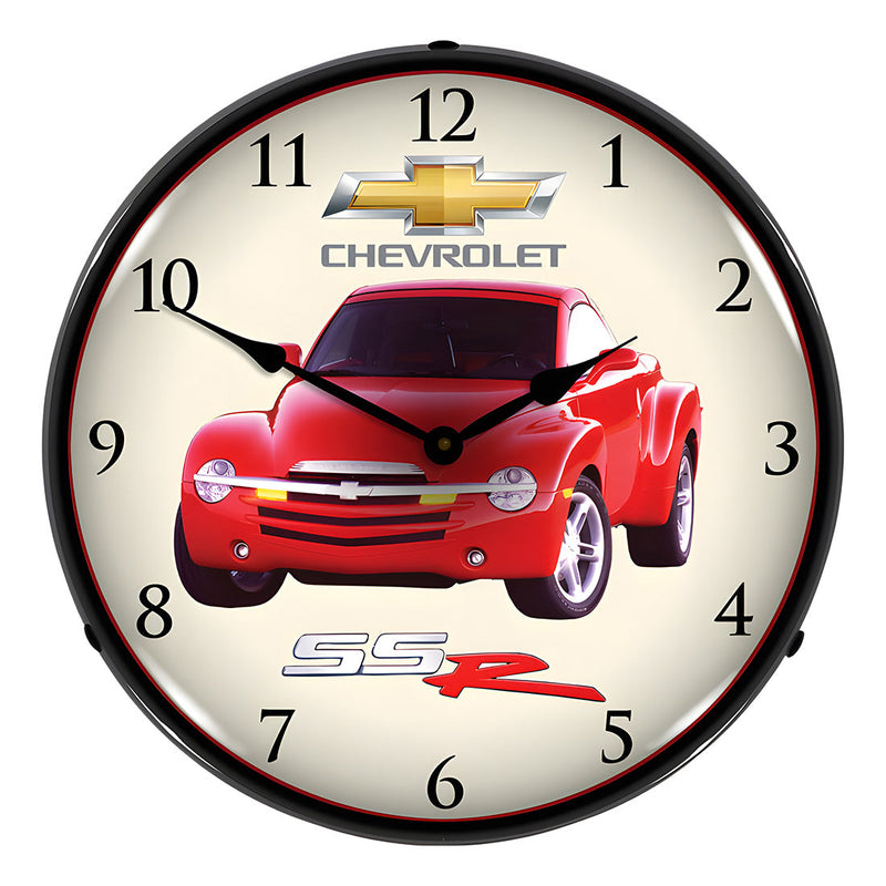 Collectable Sign and Clock Chevrolet SSR Backlit Wall Clock