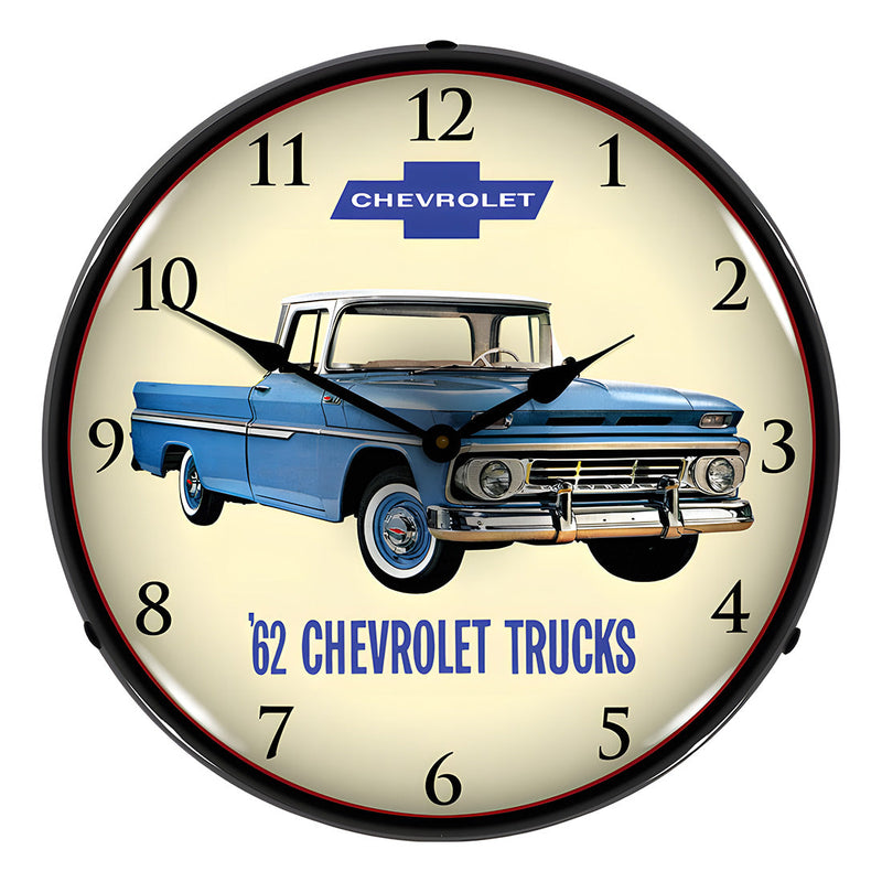 Collectable Sign and Clock 1962 Chevrolet Truck Backlit Wall Clock