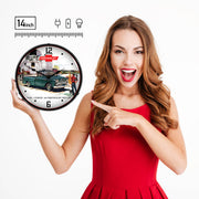 Collectable Sign and Clock Wall Clock