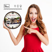 Collectable Sign and Clock Wall Clock