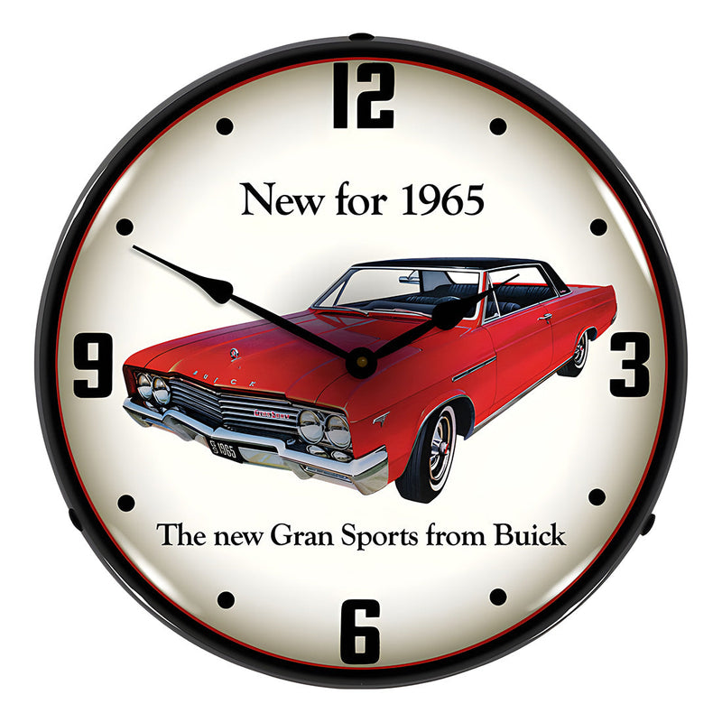 Collectable Sign and Clock 1965 Buick GS Backlit Wall Clock