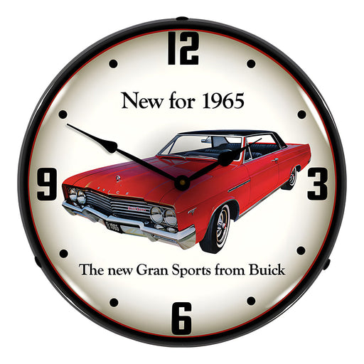 Collectable Sign and Clock 1965 Buick GS Backlit Wall Clock