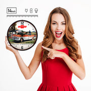 Collectable Sign and Clock Wall Clock