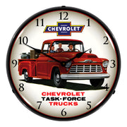 Collectable Sign and Clock 1956 Chevrolet Truck Backlit Wall Clock