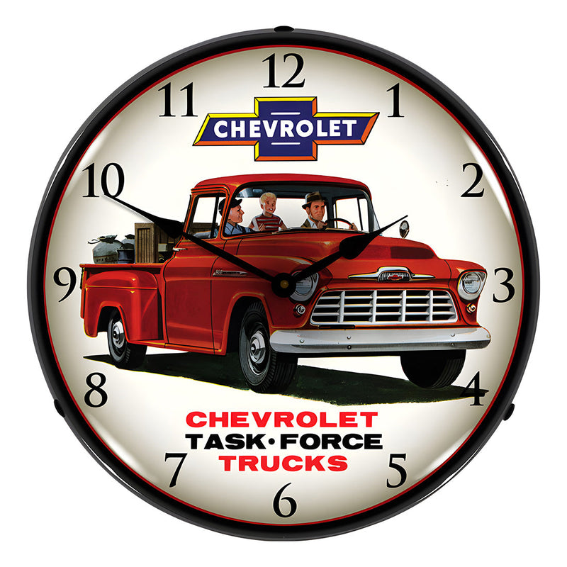 Collectable Sign and Clock 1956 Chevrolet Truck Backlit Wall Clock
