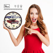 Collectable Sign and Clock Wall Clock
