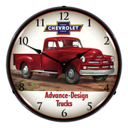 Collectable Sign and Clock 1954 Chevrolet Truck Backlit Wall Clock