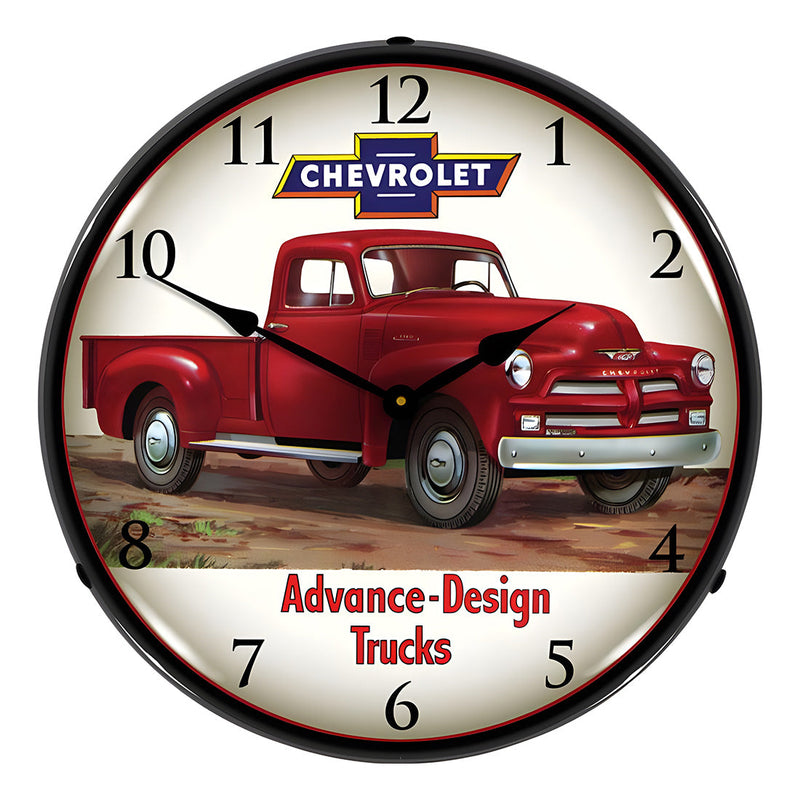 Collectable Sign and Clock 1954 Chevrolet Truck Backlit Wall Clock