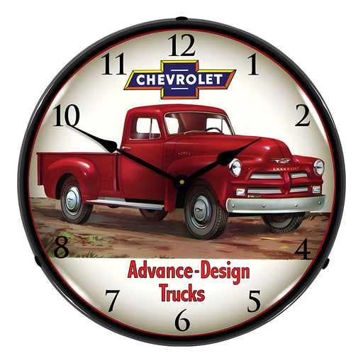 Collectable Sign and Clock 1954 Chevrolet Truck Backlit Wall Clock