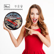 Collectable Sign and Clock Wall Clock