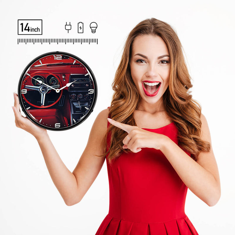 Collectable Sign and Clock Wall Clock