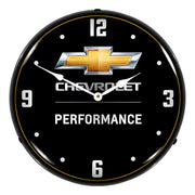 Collectable Sign and Clock Chevrolet Performance Backlit Wall Clock