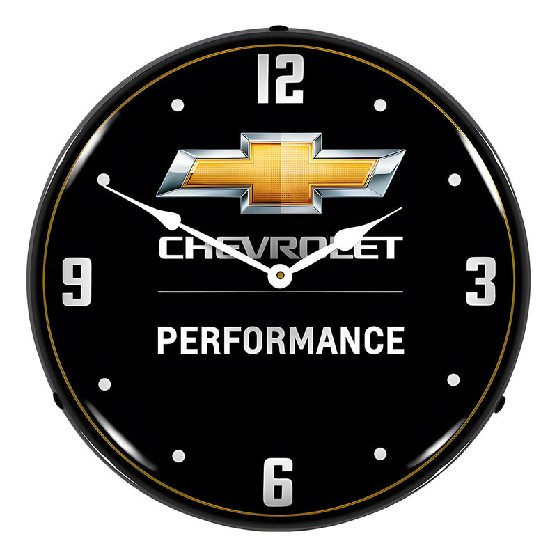 Collectable Sign and Clock Chevrolet Performance Backlit Wall Clock