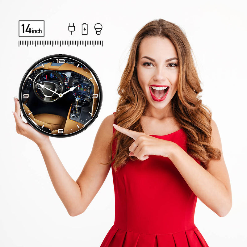 Collectable Sign and Clock Wall Clock