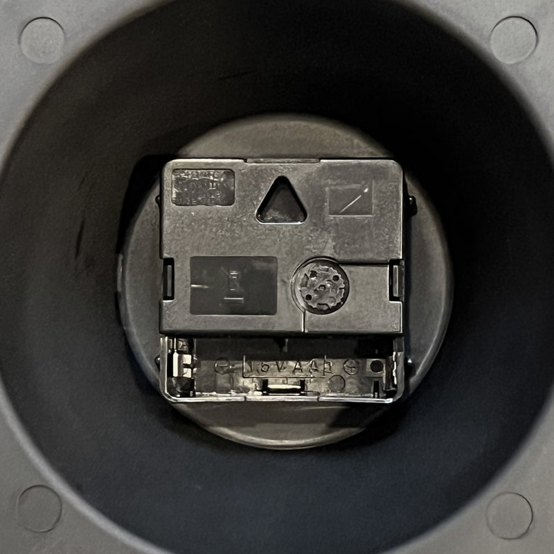 Vintage backlit illuminated wall clock