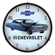 Collectable Sign and Clock 1965 Impala Backlit Wall Clock