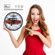 Collectable Sign and Clock Wall Clock