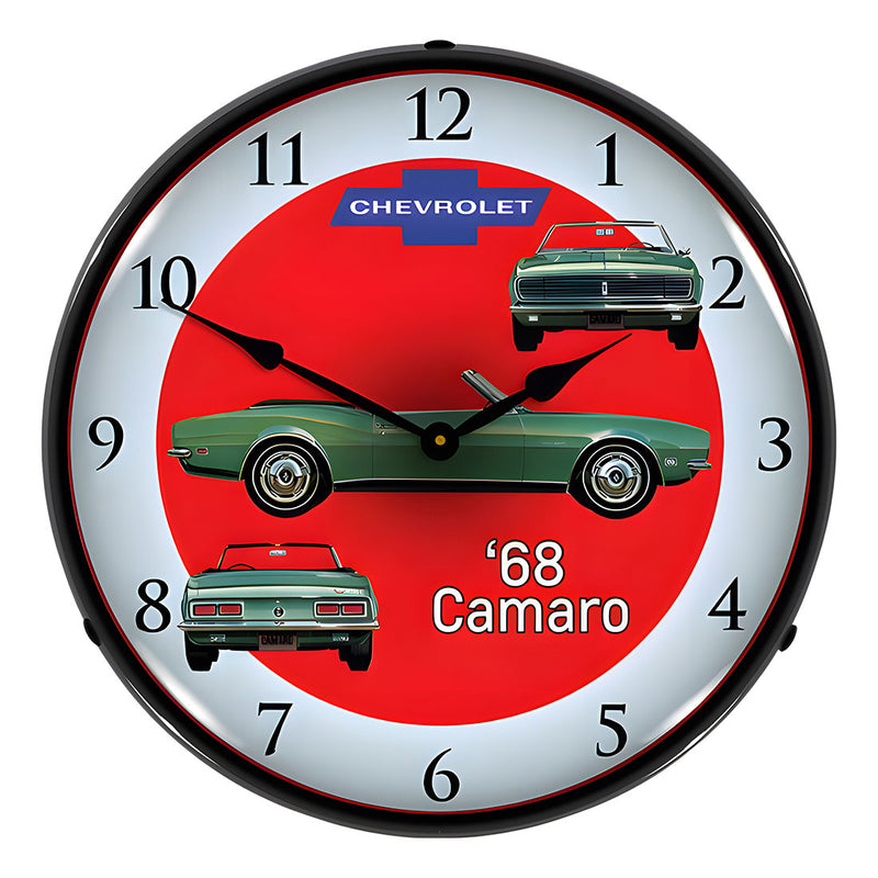 Collectable Sign and Clock 1968 RS Camaro Wall Clock