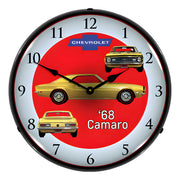 Collectable Sign and Clock 1968 SS Camaro Wall Clock