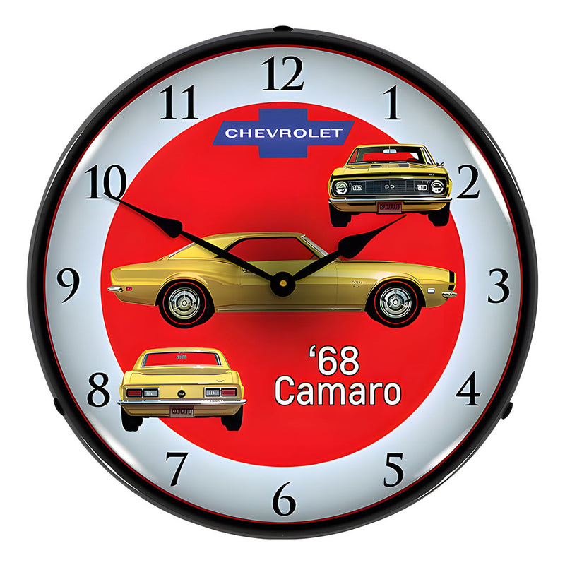 Collectable Sign and Clock 1968 SS Camaro Wall Clock